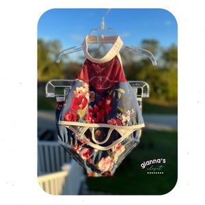 Chelsea B Dancewear 2 piece floral set